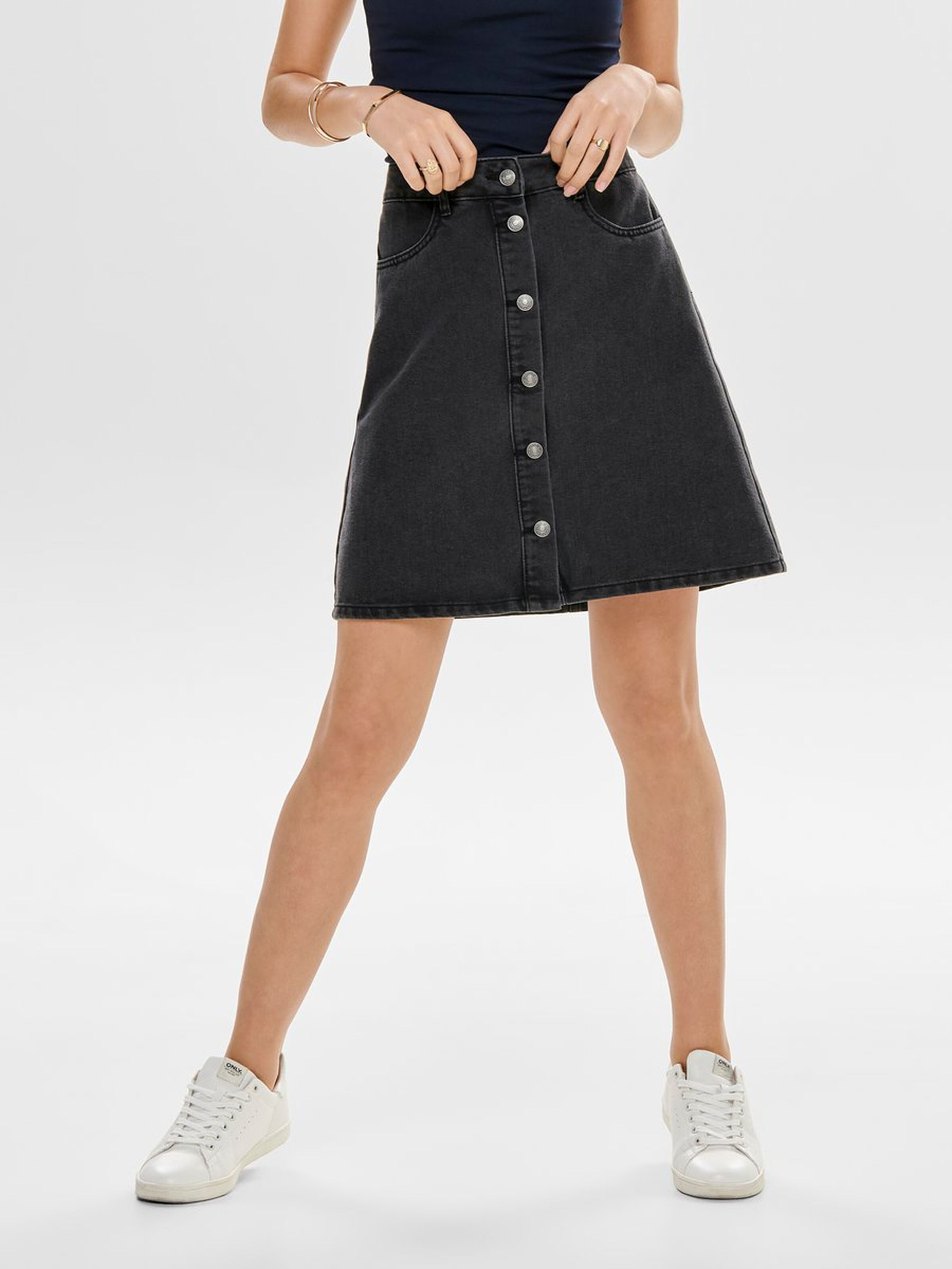 

Юбка ONLY FARRAH 15179141 Black Denim  черный, Юбка ONLY FARRAH 15179141 Black Denim 38 черный