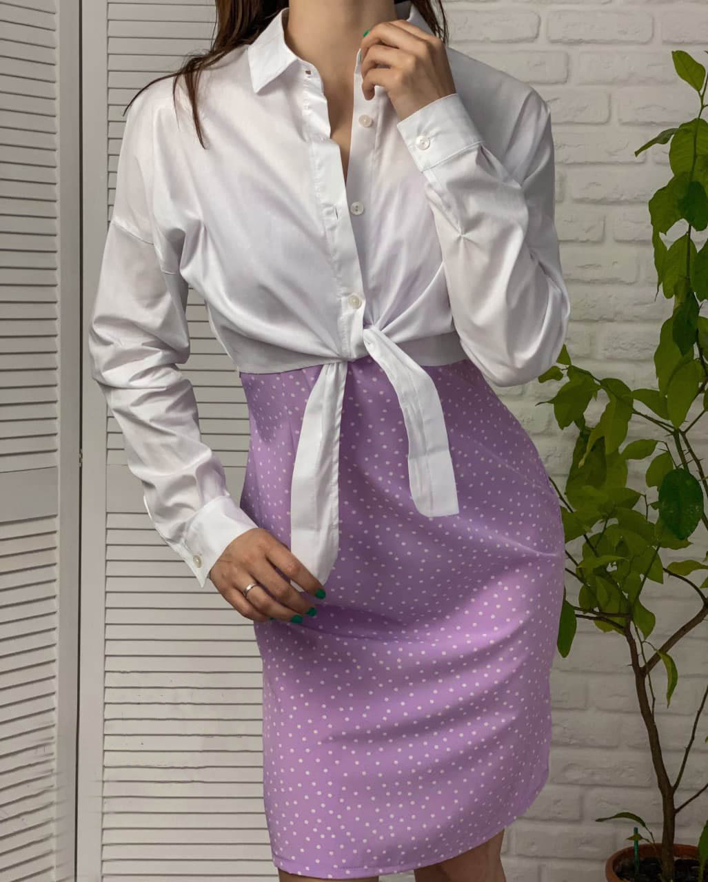 

Fashions • Женский комплект сарафан в горошек и рубашка Fashions - лиловый (7910-фг, Fashions • Женский комплект сарафан в горошек и рубашка Fashions 42-44 лиловый (7910-фг)