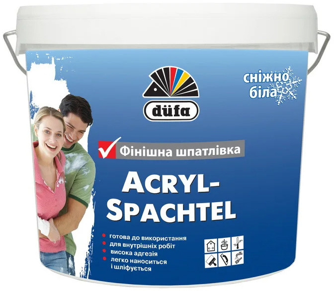 

Шпаклевка Dufa Acryl Spachtel Dufa 8 кг (706952)