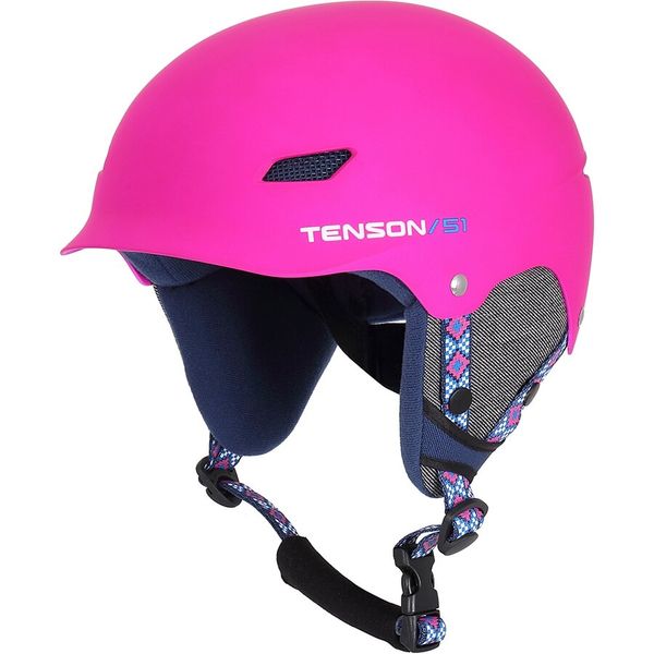 

Подростковый горнолыжный шлем с механизмом регулировки Tenson Park Jr 52-56 cerise (5013877-340)