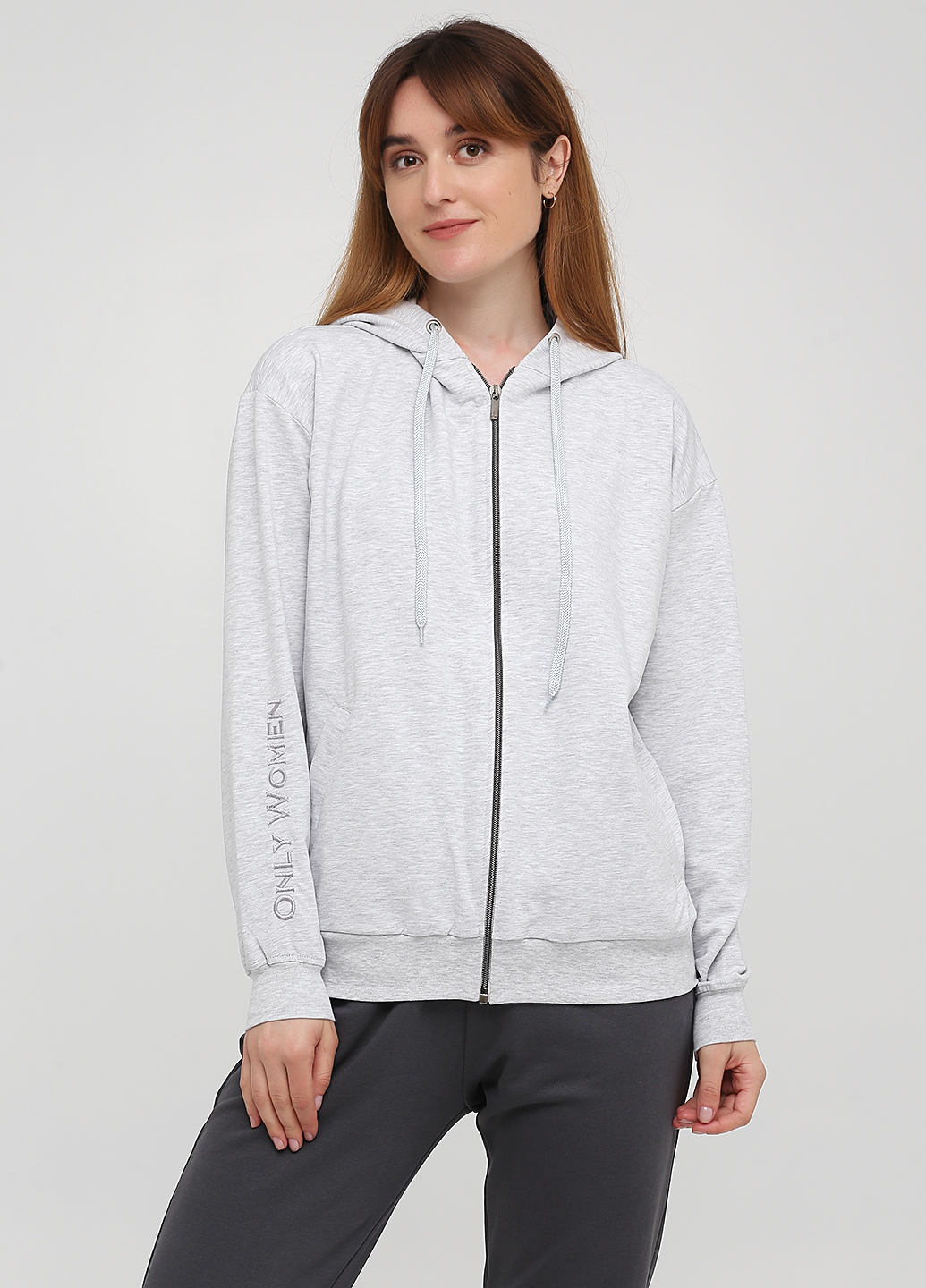 

Толстовка "Only Women" (94-ZHUwpl-24-02-Lgrey/L-grey-sleeve-S-M)