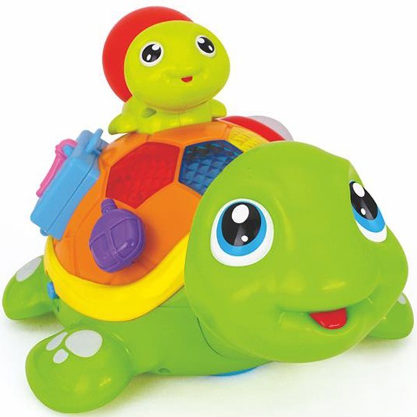 

Интерактивная музыкальная игрушка Hola Toys Черепашки зеленая