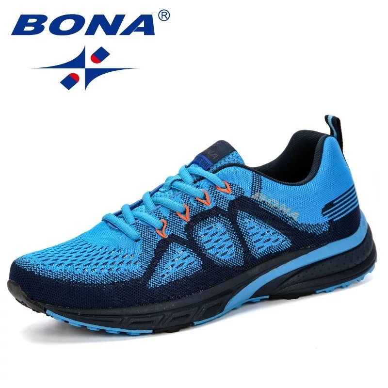 

Кроссовки мужские оригинальные Bona 11195 синие текстиль 43р