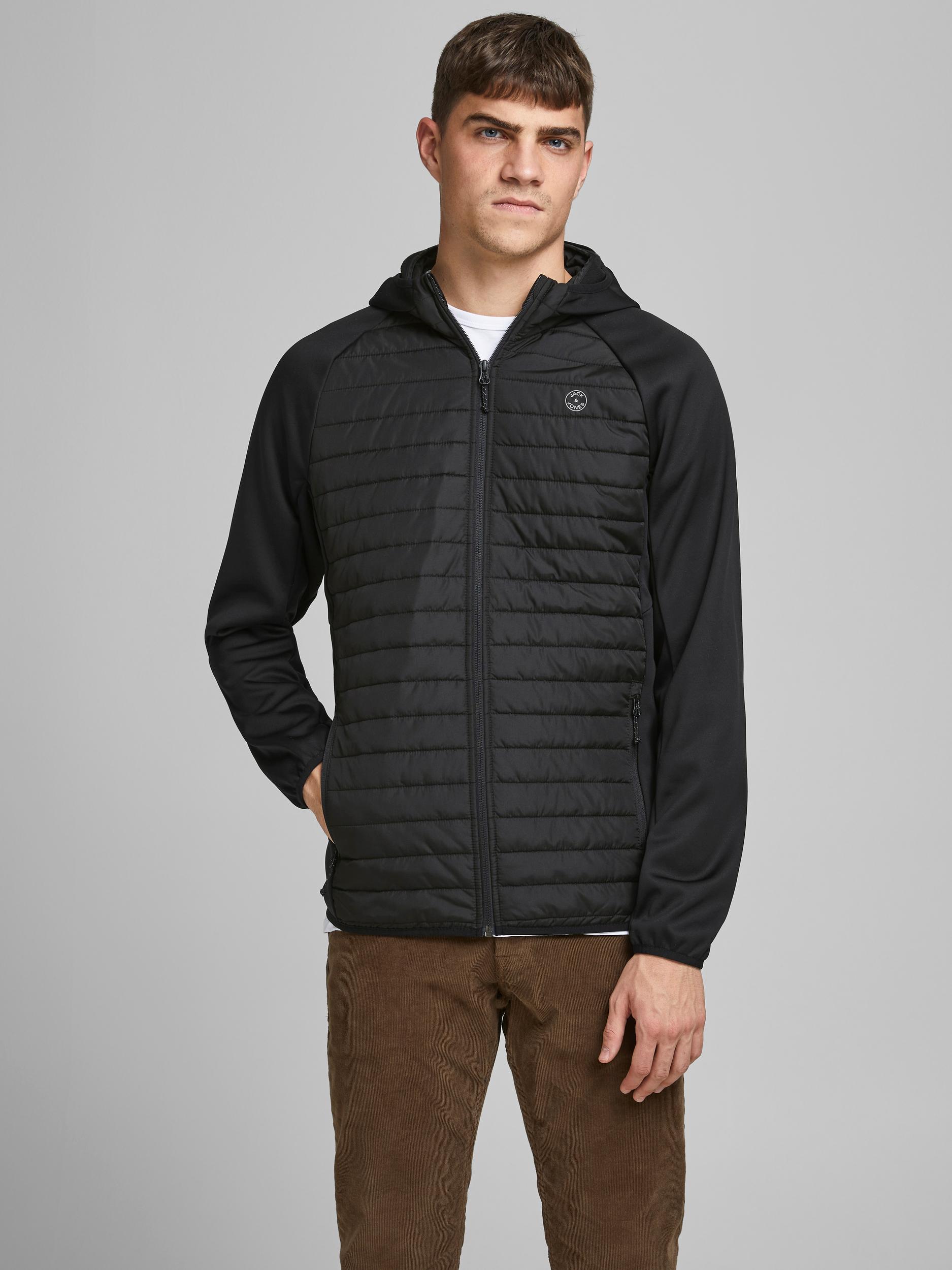 

Куртка Jack&Jones MULTI QUILTED JACKET 12182242 Black L черный