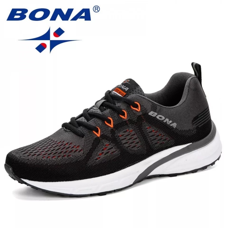 

Кроссовки мужские оригинальные Bona 11195 серые текстиль 43р