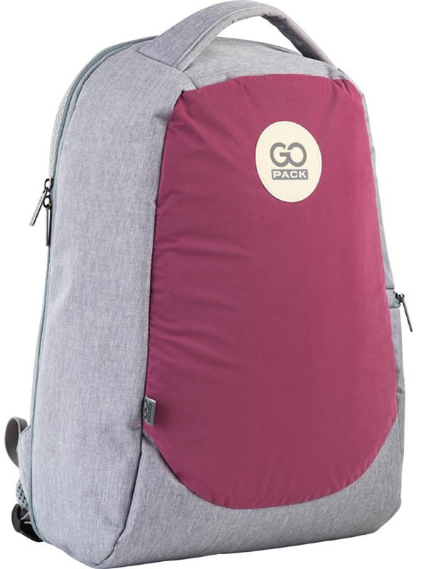

Рюкзак шкільний GoPack GO21-169L-1 сірий, рожевий