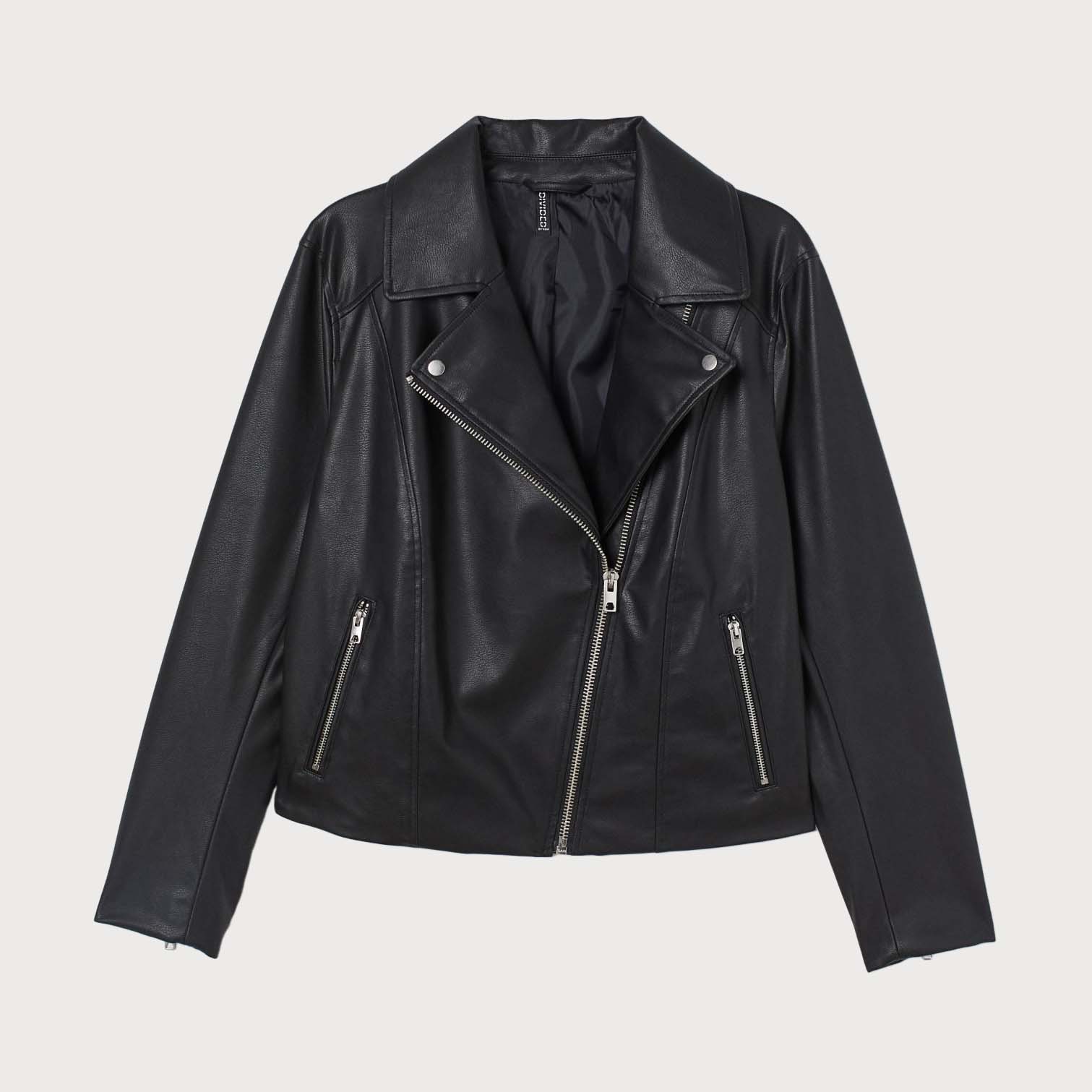 

Куртка из искусственной кожи H&M 8819222sdm 2XL Черная