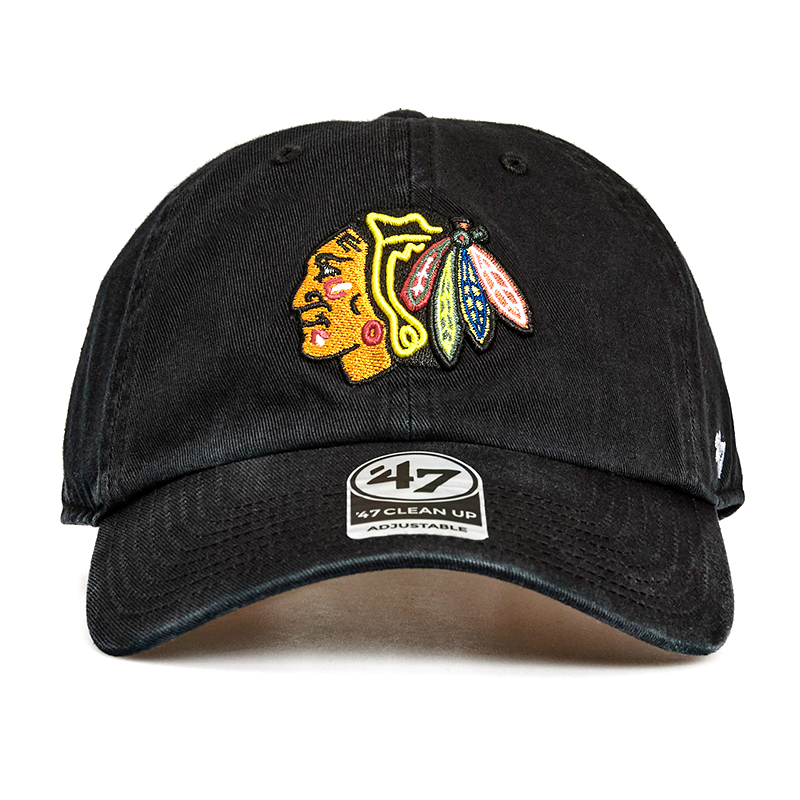 

Бейсболка 47 Brand Chicago Blackhawks черная H-RGW04GWS-BK (UNI)