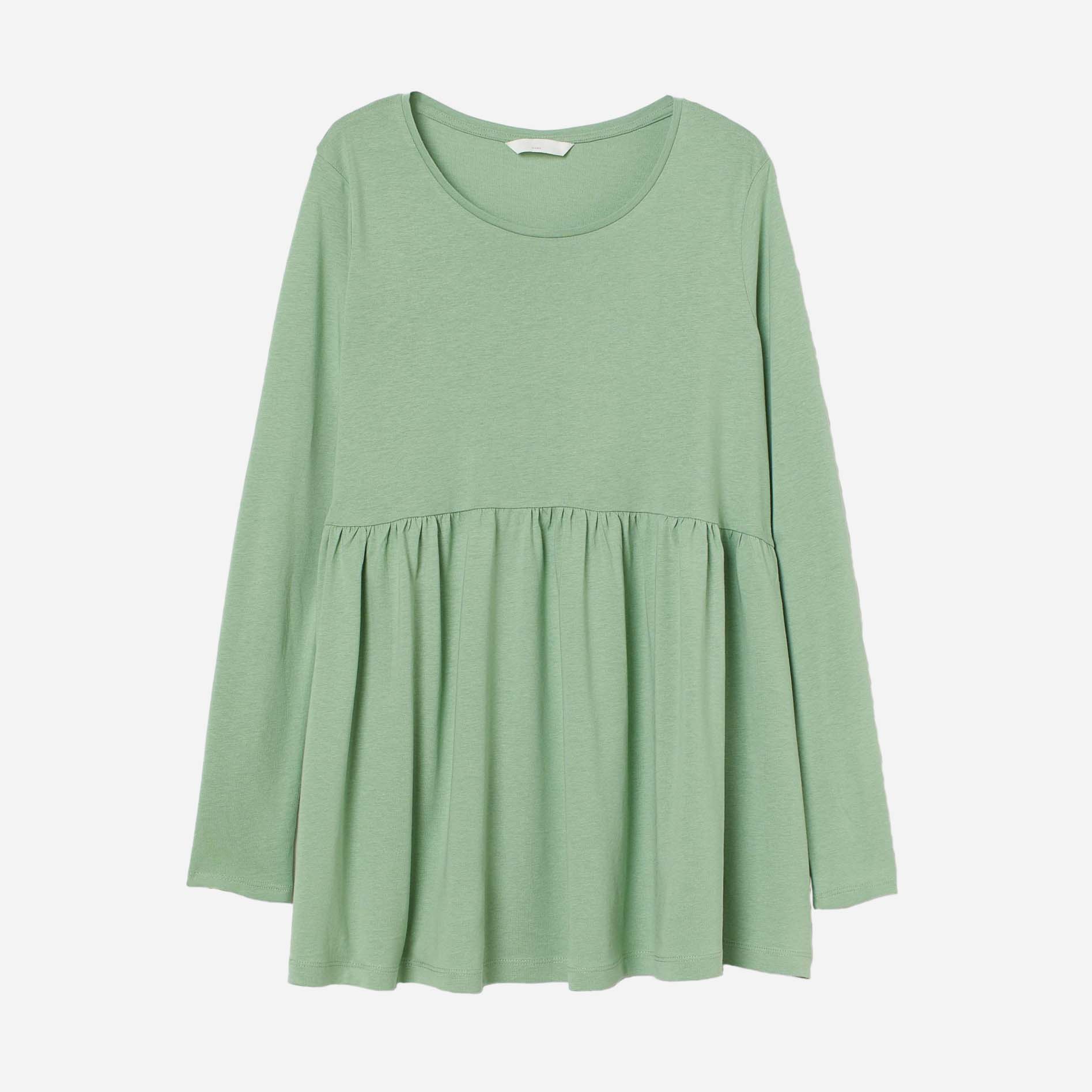 

Лонгслив для беременных H&M 9422683sdm XL Светло-зеленый