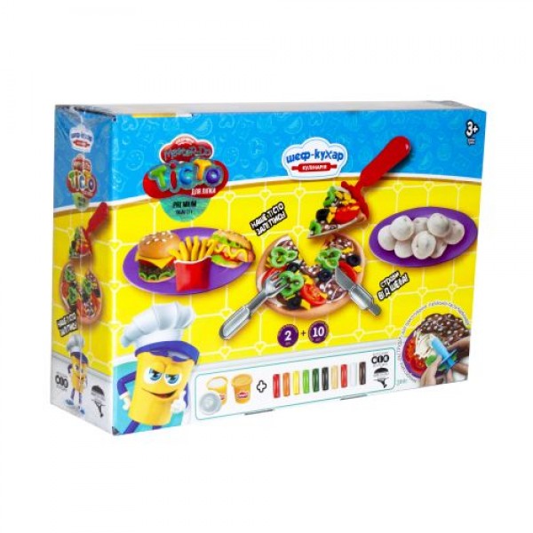 

Тесто для лепки Dankotoys Master-Do Шеф-Повар Кулинария (укр) TMD-10-01U