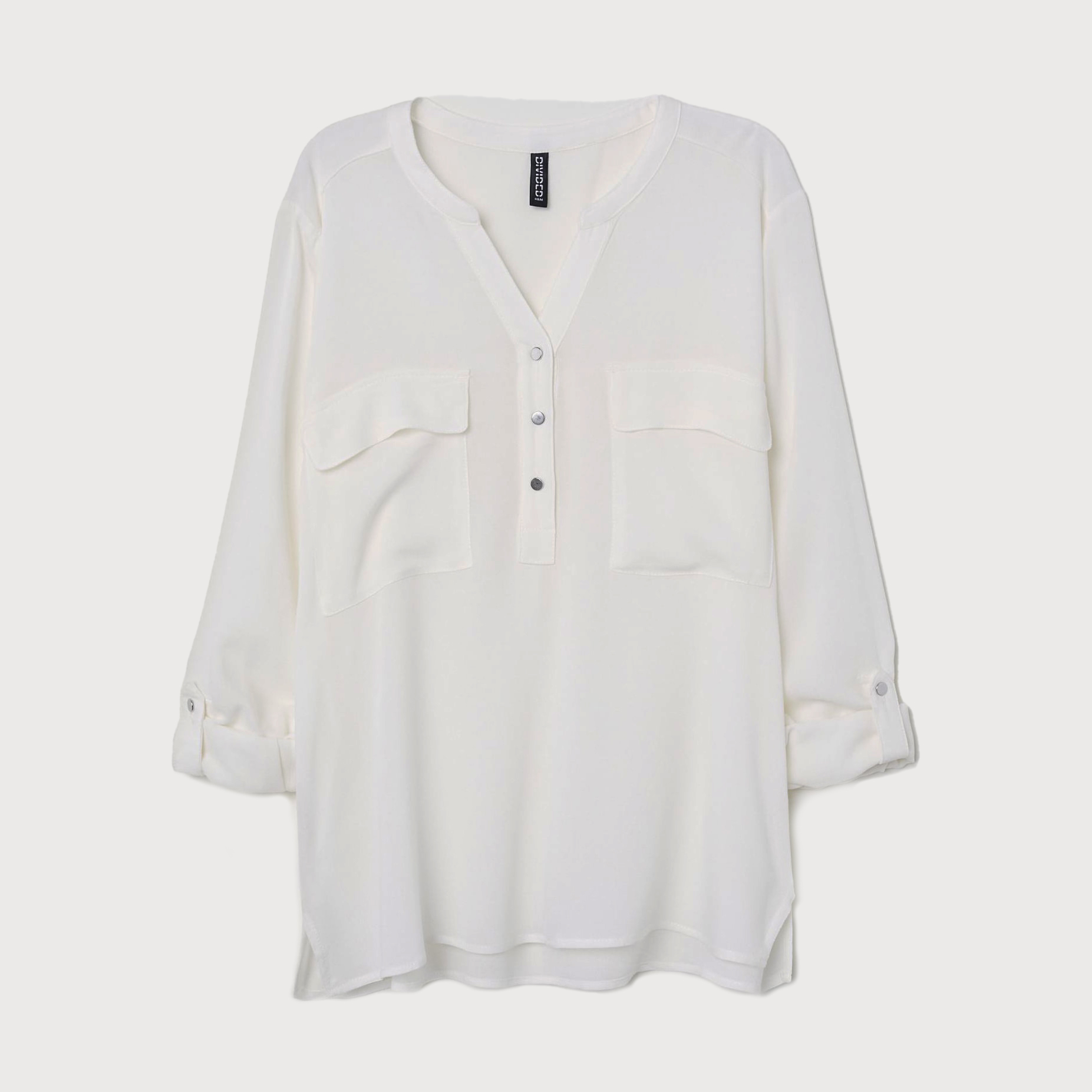 

Блузка H&M 5940697sdm  Молочная, Блузка H&M 5940697sdm 42 Молочная