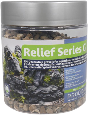 

Декоративный гравий Prodibio Relief Series G03 5-10 мм 1 л Small brown