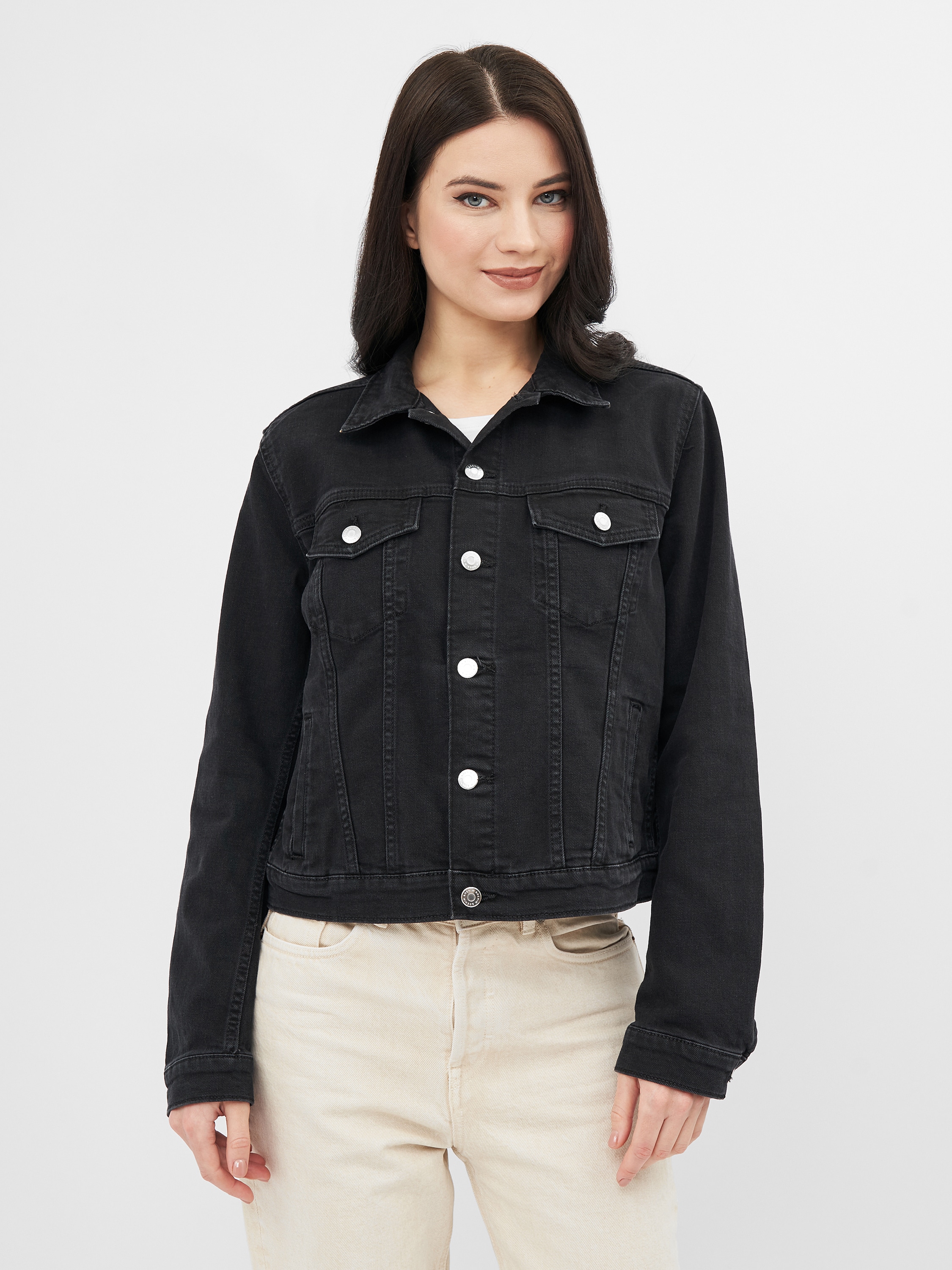 

Куртка джинсовая H&M 7861701dm  Черная, Куртка джинсовая H&M 7861701dm 42 Черная