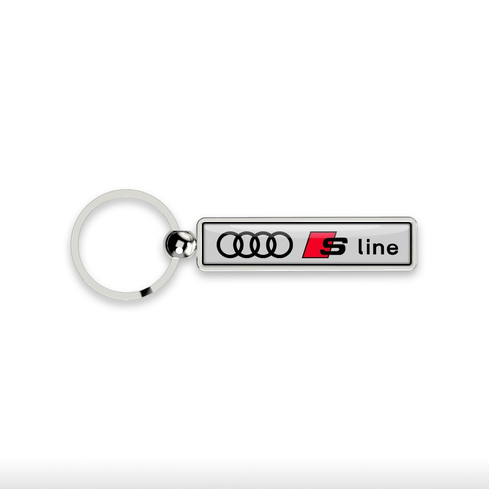 

Брелок для ключей - AUDI S-LINE (СЕРЕБРО)