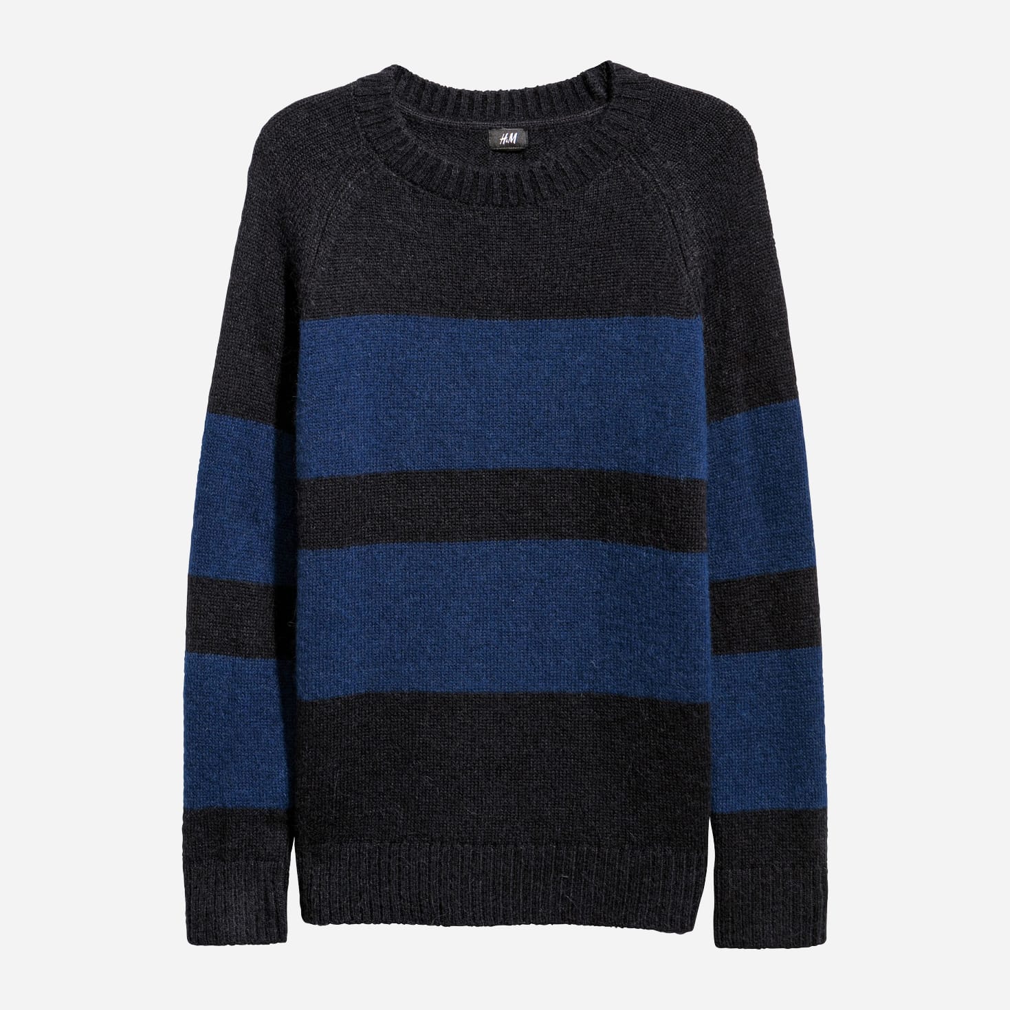 

Джемпер H&M 0598457_син,пол_01 L Черный