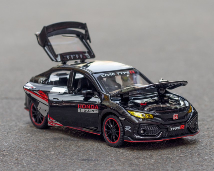 

Модель легкосплавного автомобиля Honda Civic Type-r 1:32 черная