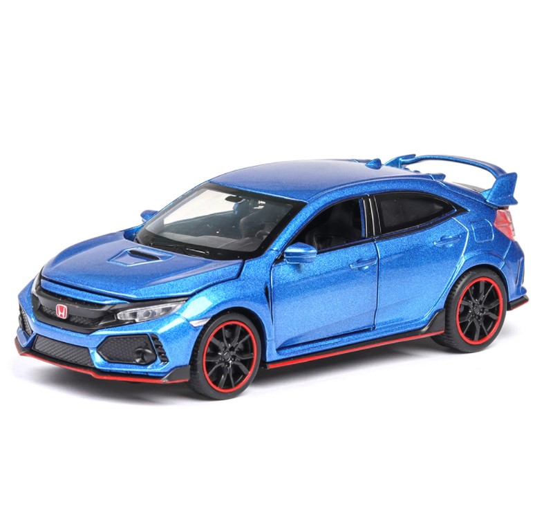 

Модель легкосплавного автомобиля Honda Jianyuan Civic 1:32 синяя