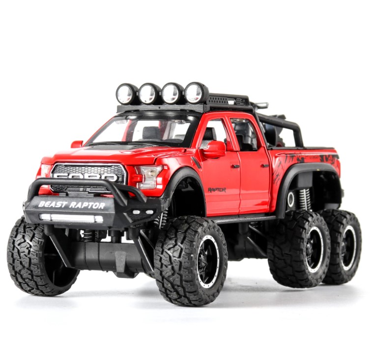 

Модель автомобиля Ford Raptor F150 1:28 внедорожник красный