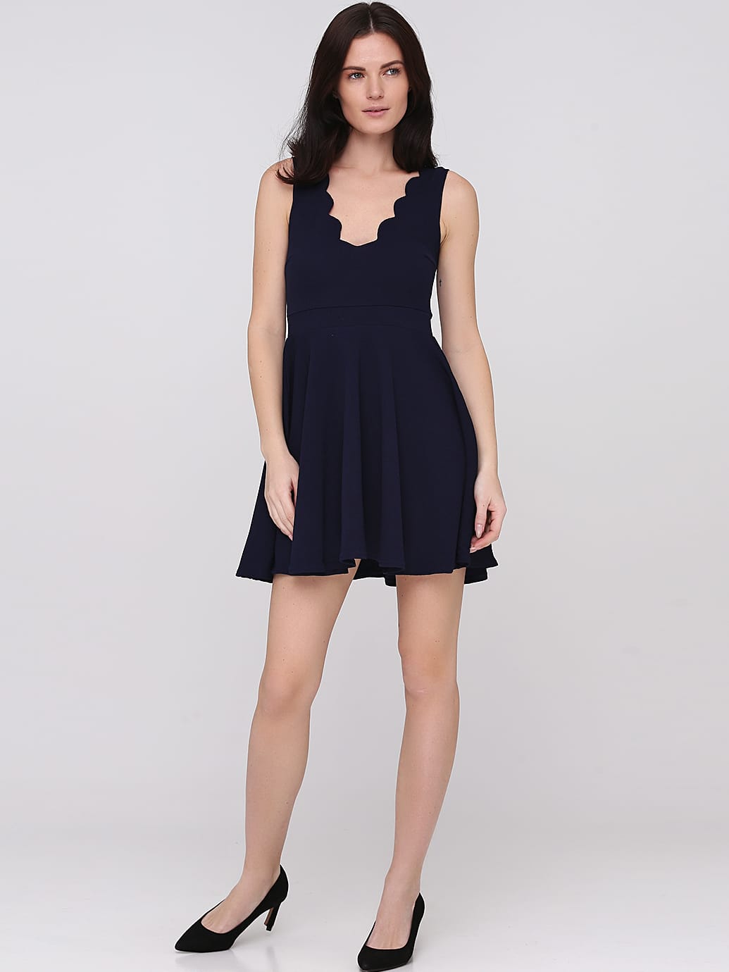 

Платье Boohoo 25-0877 34 Темно-синее