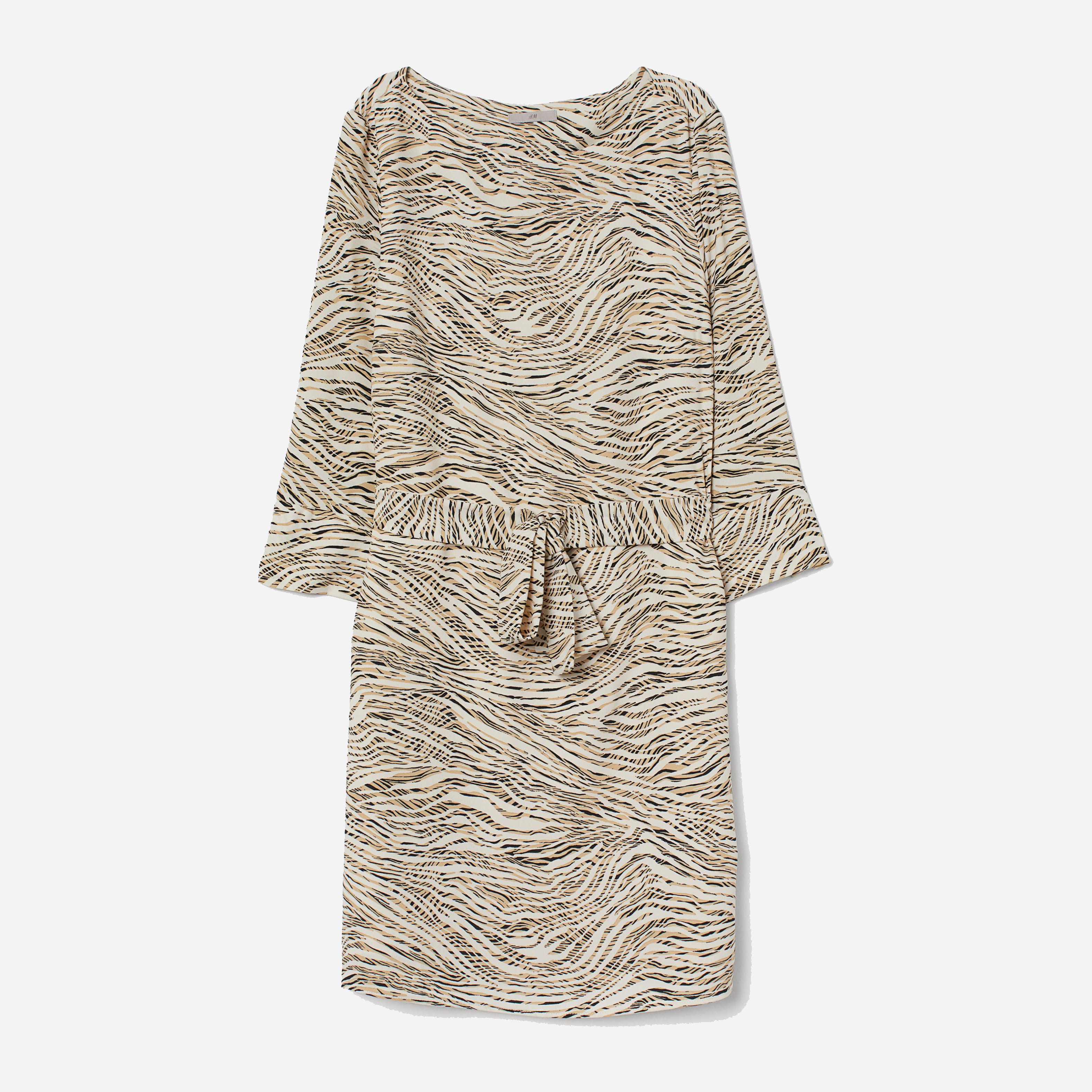 

Платье H&M 08465811_зебра XXL Светло-бежевое