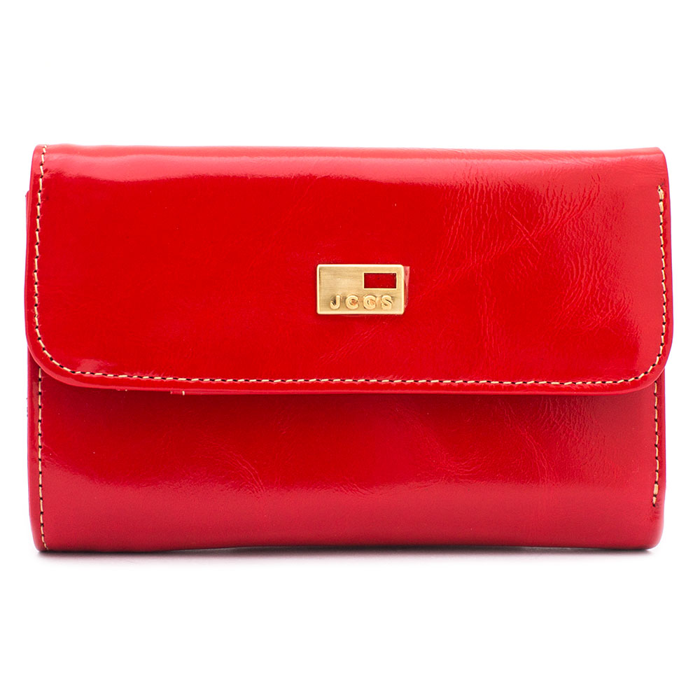 

Кошелек женский кожаный JCCS W-JS08824 красный