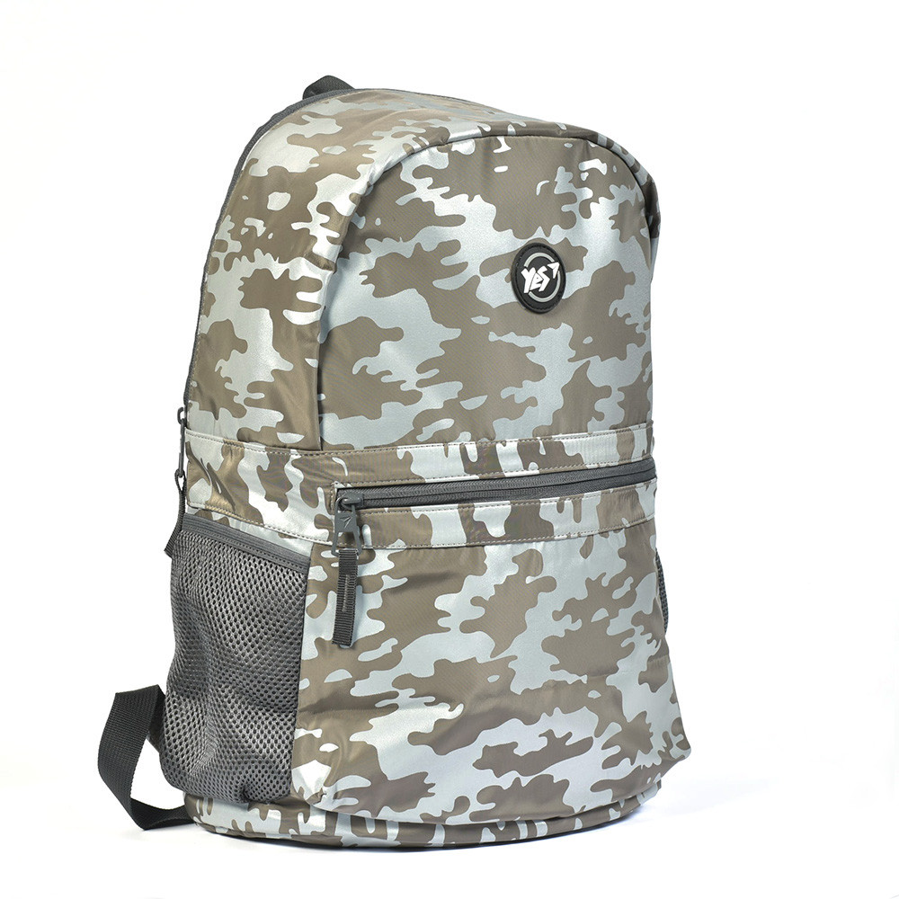 

Рюкзак молодежный YES R-09 Сompact Reflective милитари коричневый