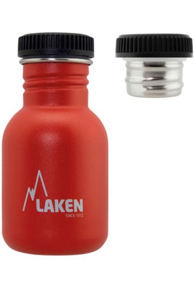 

Бутылка для воды LAKEN Basic Steel Bottle 0,35L - P/S Cap 8412544048332 (BSA35RO)