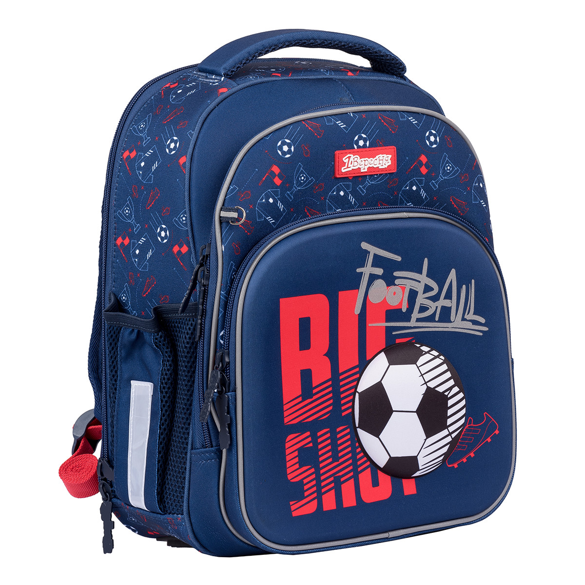 

Рюкзак шкільний 1Вересня S-106 Football, синій (552344)