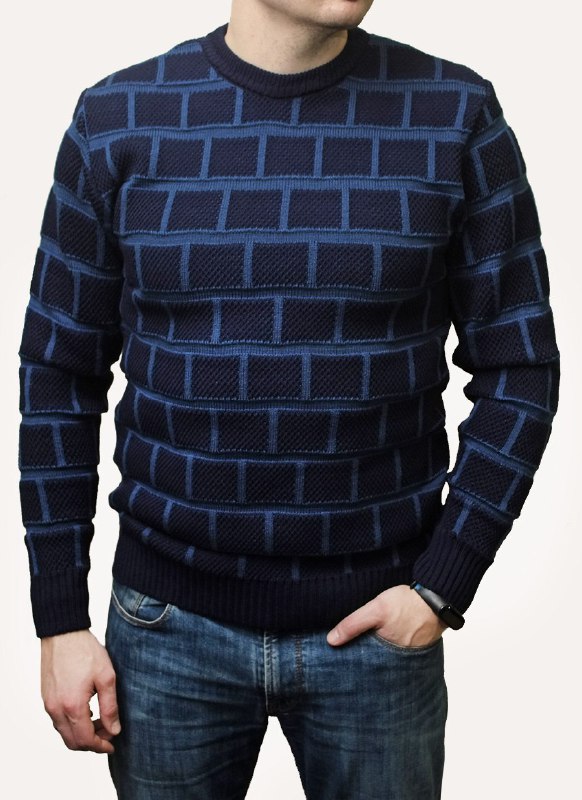 

Fashions • Свитер мужской Colin Fashions 50-52 темно-синий (4100-лд)