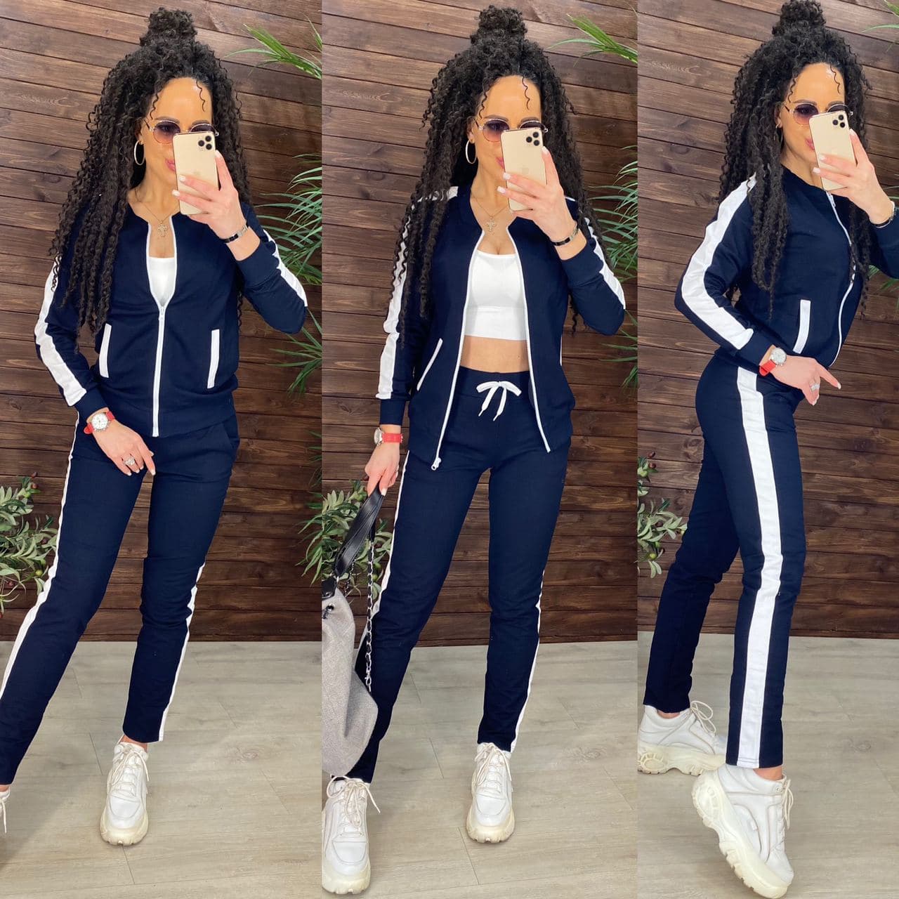 

Fashions • Спортивный костюм Алвина Fashions S темно-синий (№11235тк)
