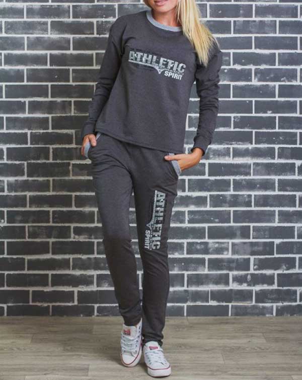 

Fashions • Женский костюм Athlentic Fashions 42 антрацит (00834-ве)