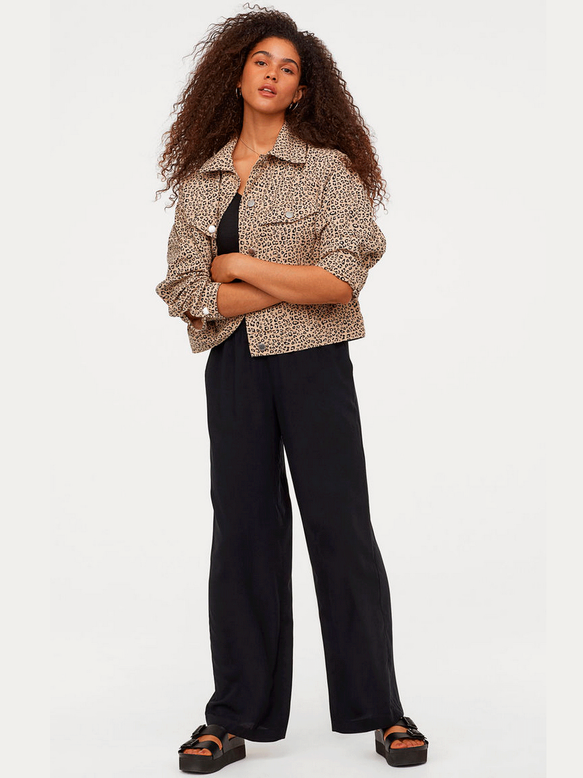 

Брюки H&M 0594264-8 40 Черные (СА2000001852736)