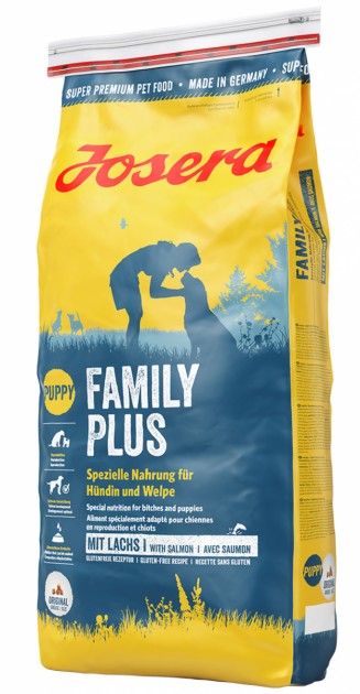 

Сухой корм для щенков, беременных и кормящих собак Josera Family Plus 15 кг (4032254743392)