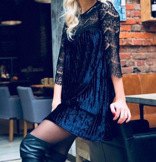 

Fashions • Платье Ренита Fashions 42-46 темно-синий (№055)