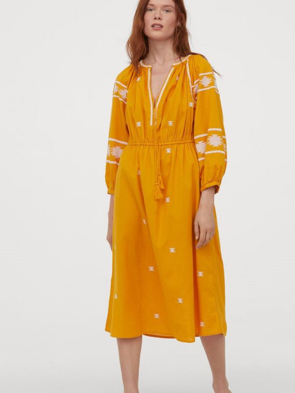 

Платье H&M 07-0822148-003 S Оранжевое (СА2000001852286)
