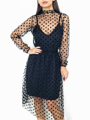 

Fashions • Платье Виктория Fashions 42-46 черный (9465)