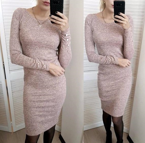 

Fashions • Платье Перрис Fashions 48 пудра (№858-фг)