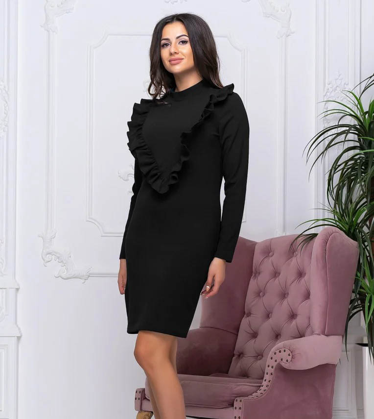 

Fashions • Платье Frances Fashions 46 черный (803-фг)