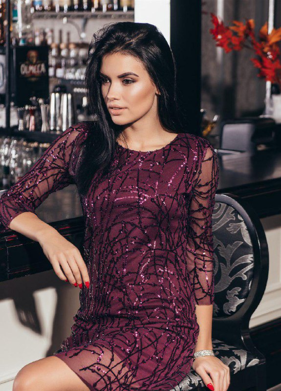 

Fashions • Платье Manila Fashions L марсала (4070)