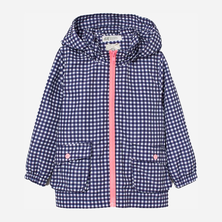 

Ветровка H&M 060698399 128 см Синий/Белый/Розовый