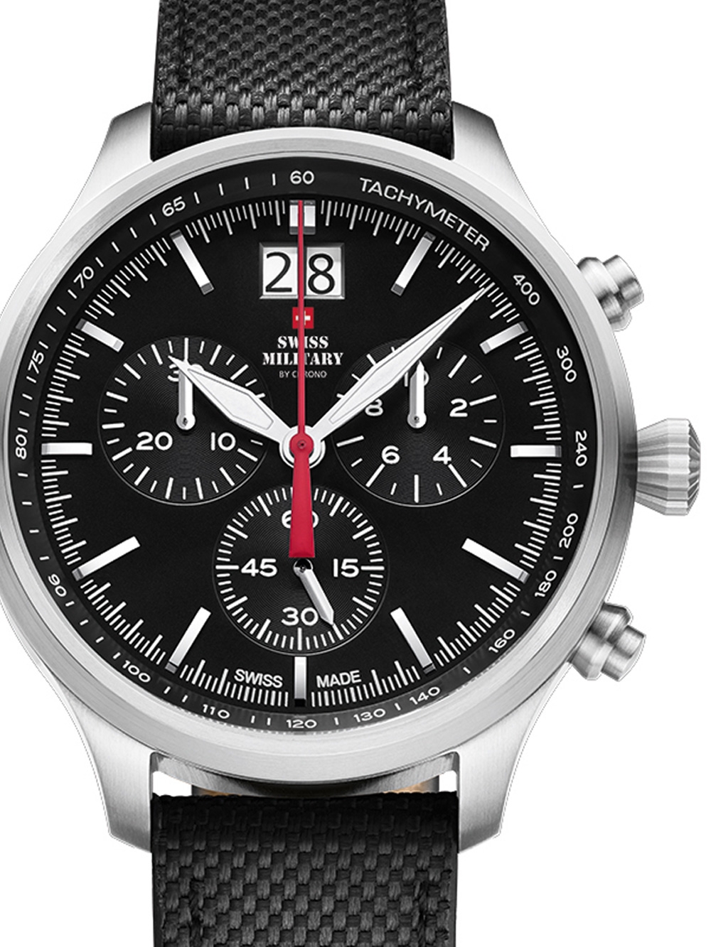 

Часы Swiss Military SM34064.01 Chronograph 48mm 10ATM