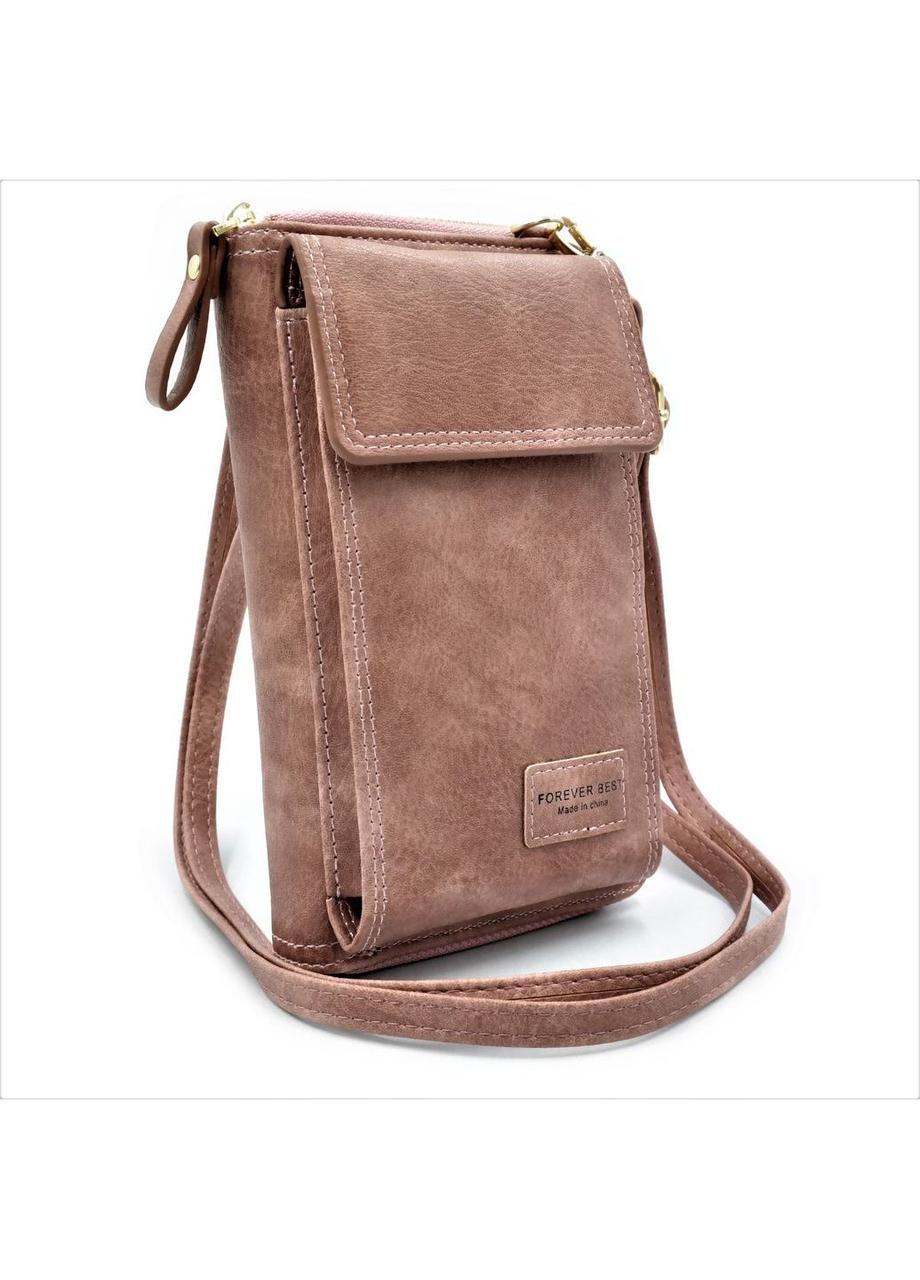 

Женская сумка-кошелёк Weatro цвет розовый SKL85-295579