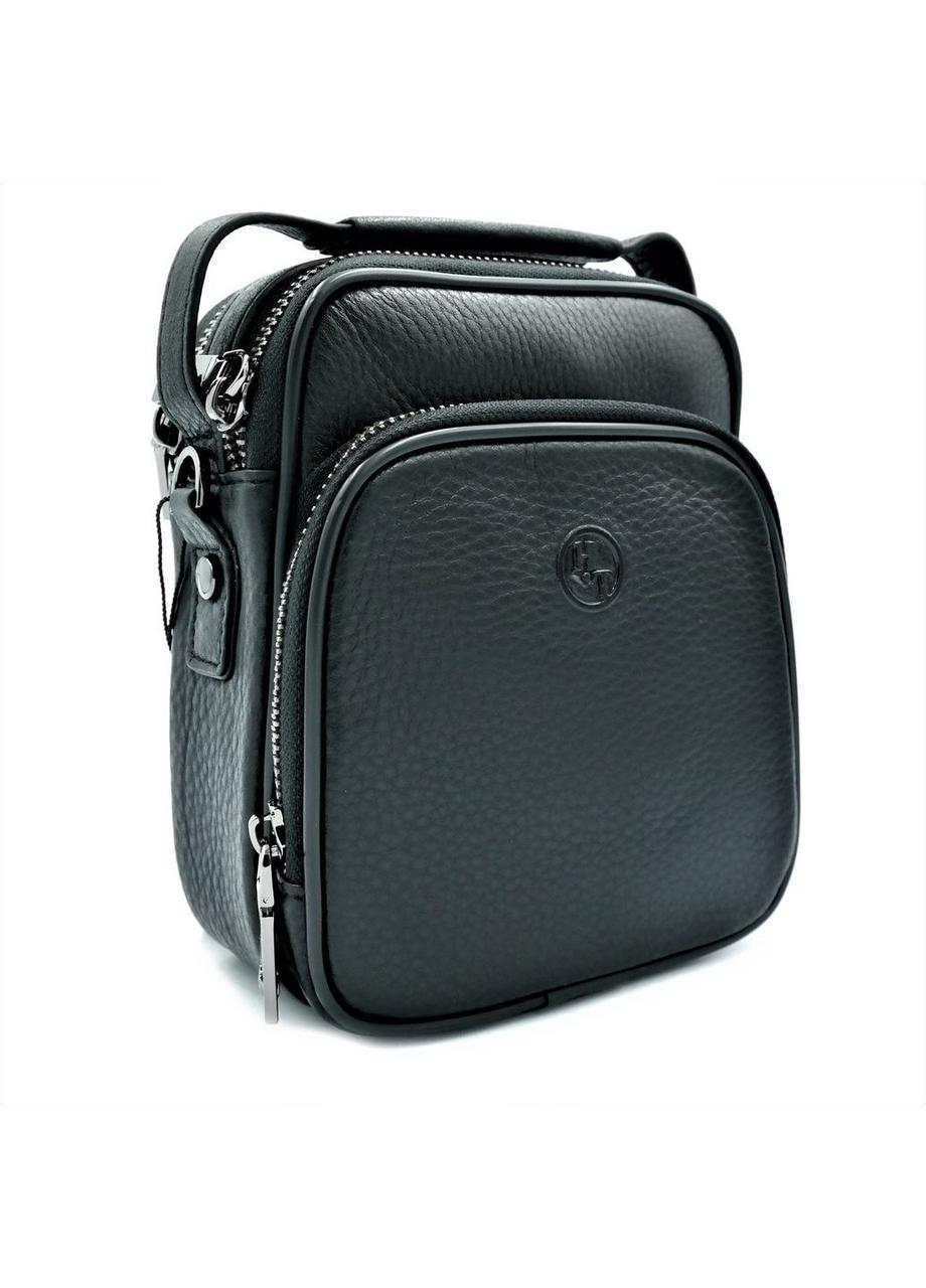 

Мужская кожаная сумка H.T.Leather 18х15х8 см