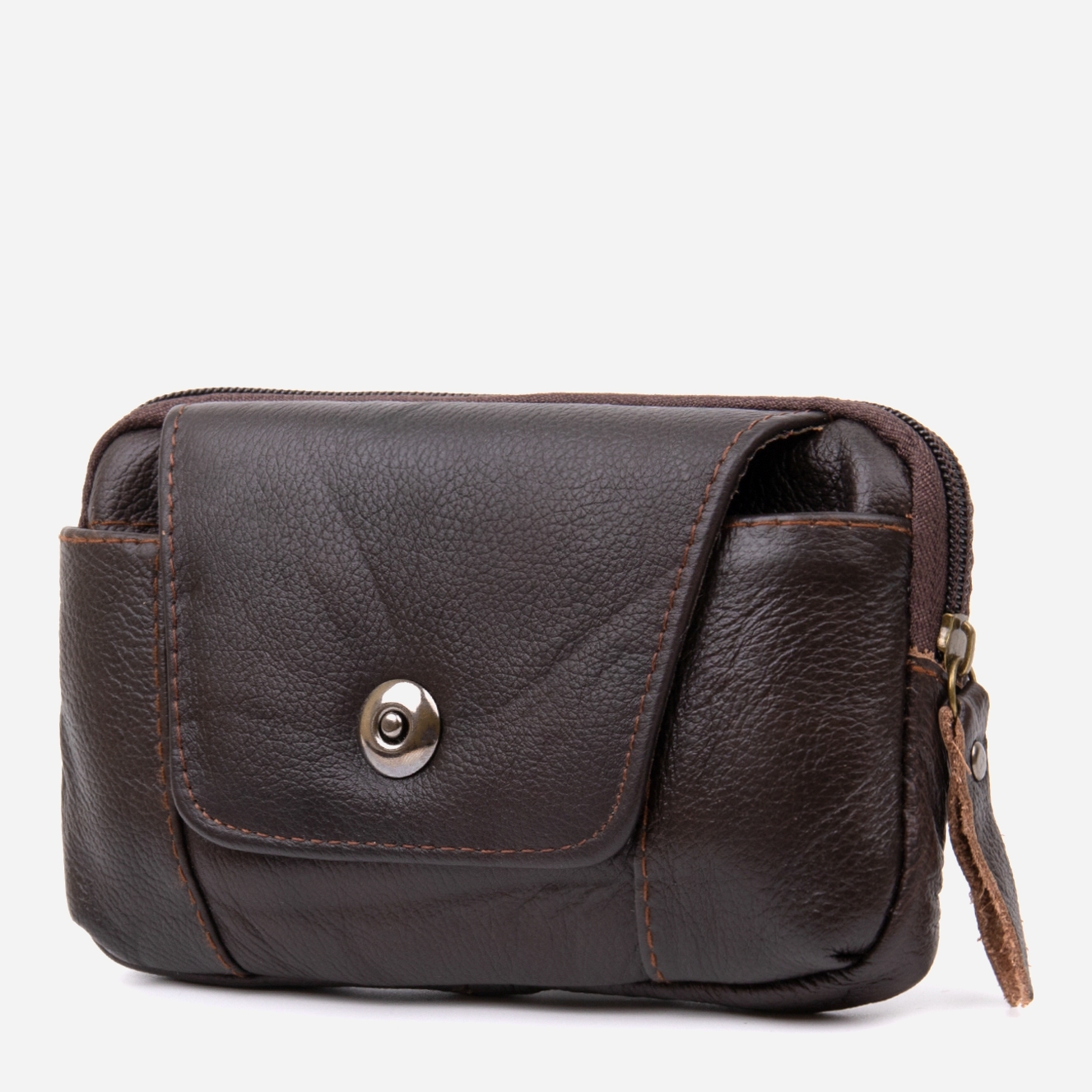 

Мужская борсетка кожаная Vintage Коричневая (leather-20452)