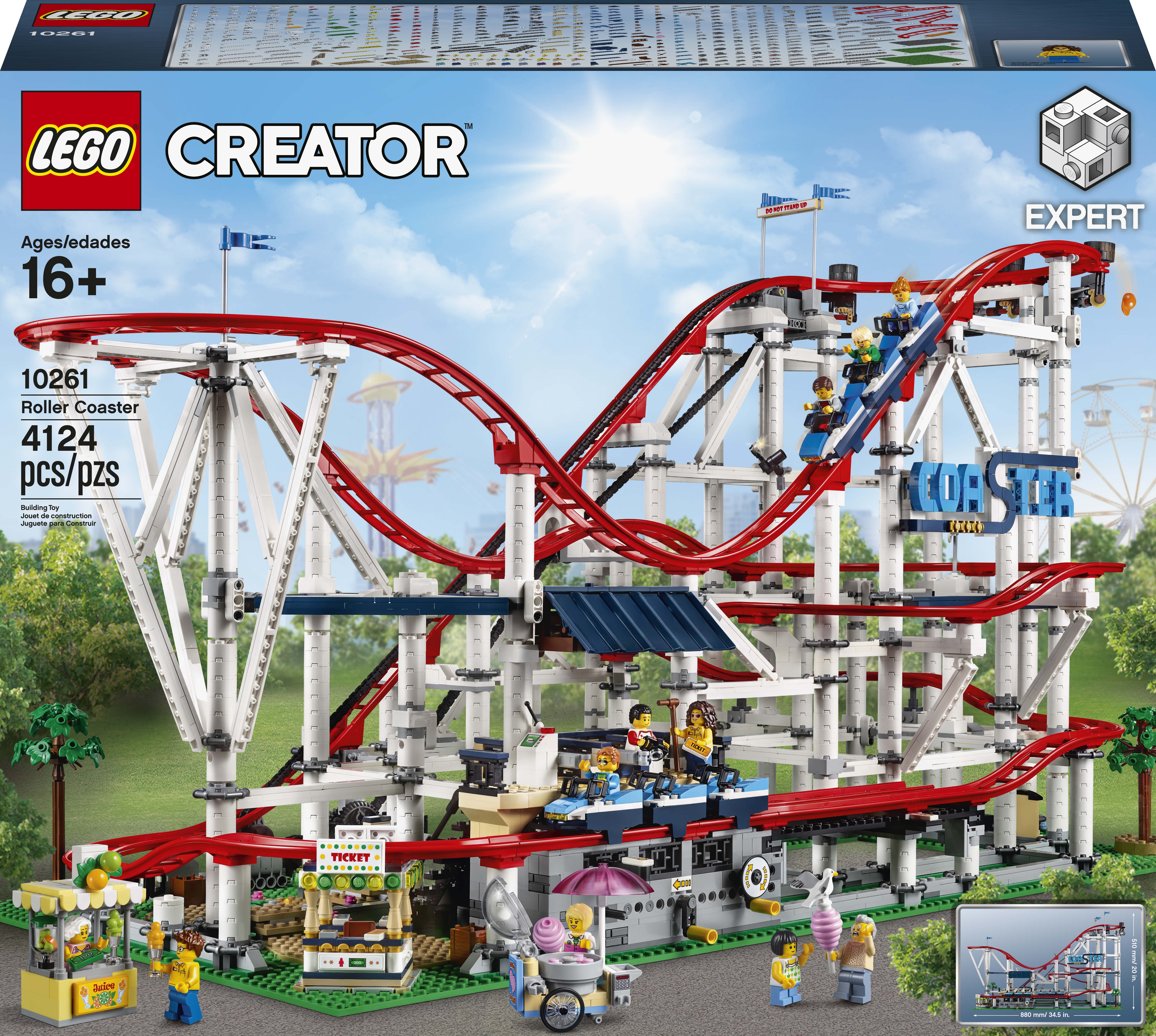 

Конструктор LEGO Creator Expert Американские горки 4124 детали (10261)