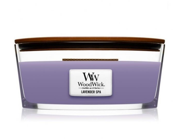

Свічка ароматична Woodwick Еліпс Лаванда СПА 453 г