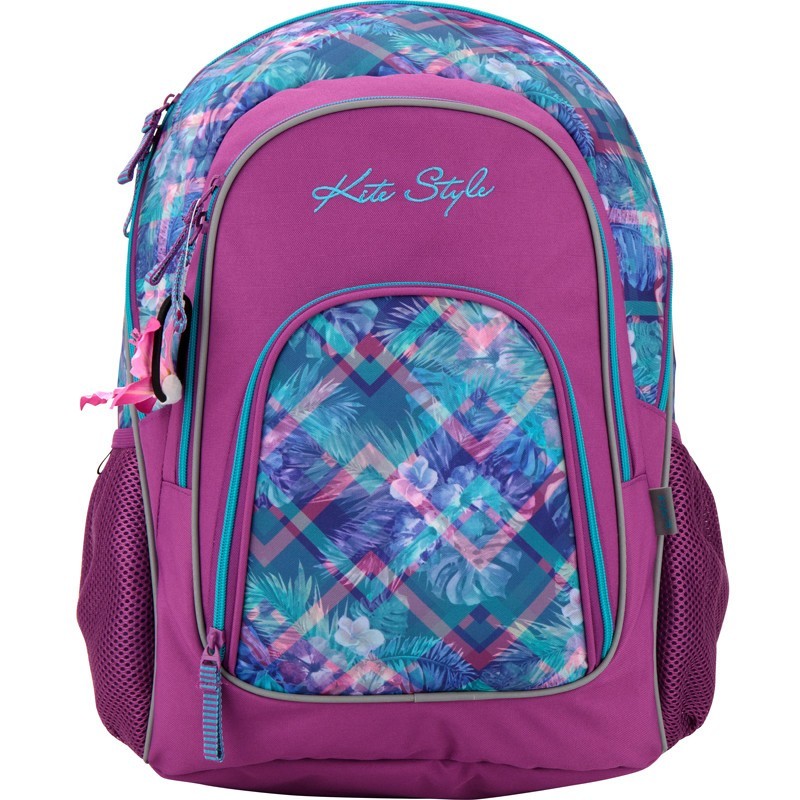

KITE Рюкзак школьный подростковый 47x32x20см Style фиолетовый