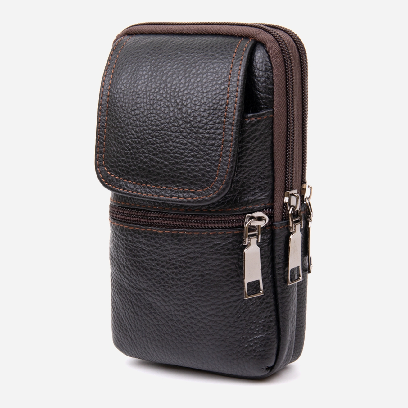 

Мужская борсетка кожаная Vintage Коричневая (leather-20427)