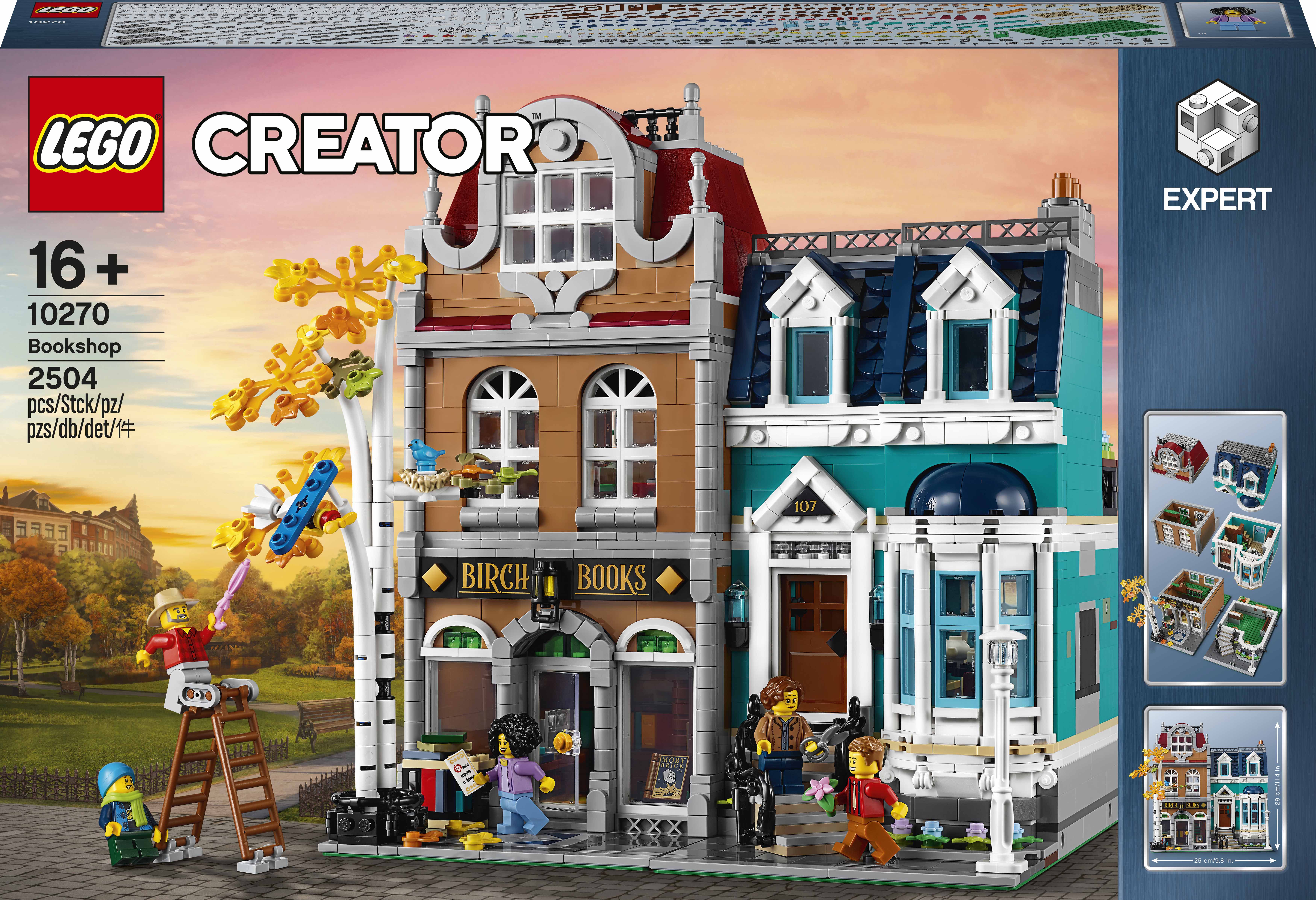 

Конструктор LEGO Creator Expert Книжный магазин 2504 деталей (10270)