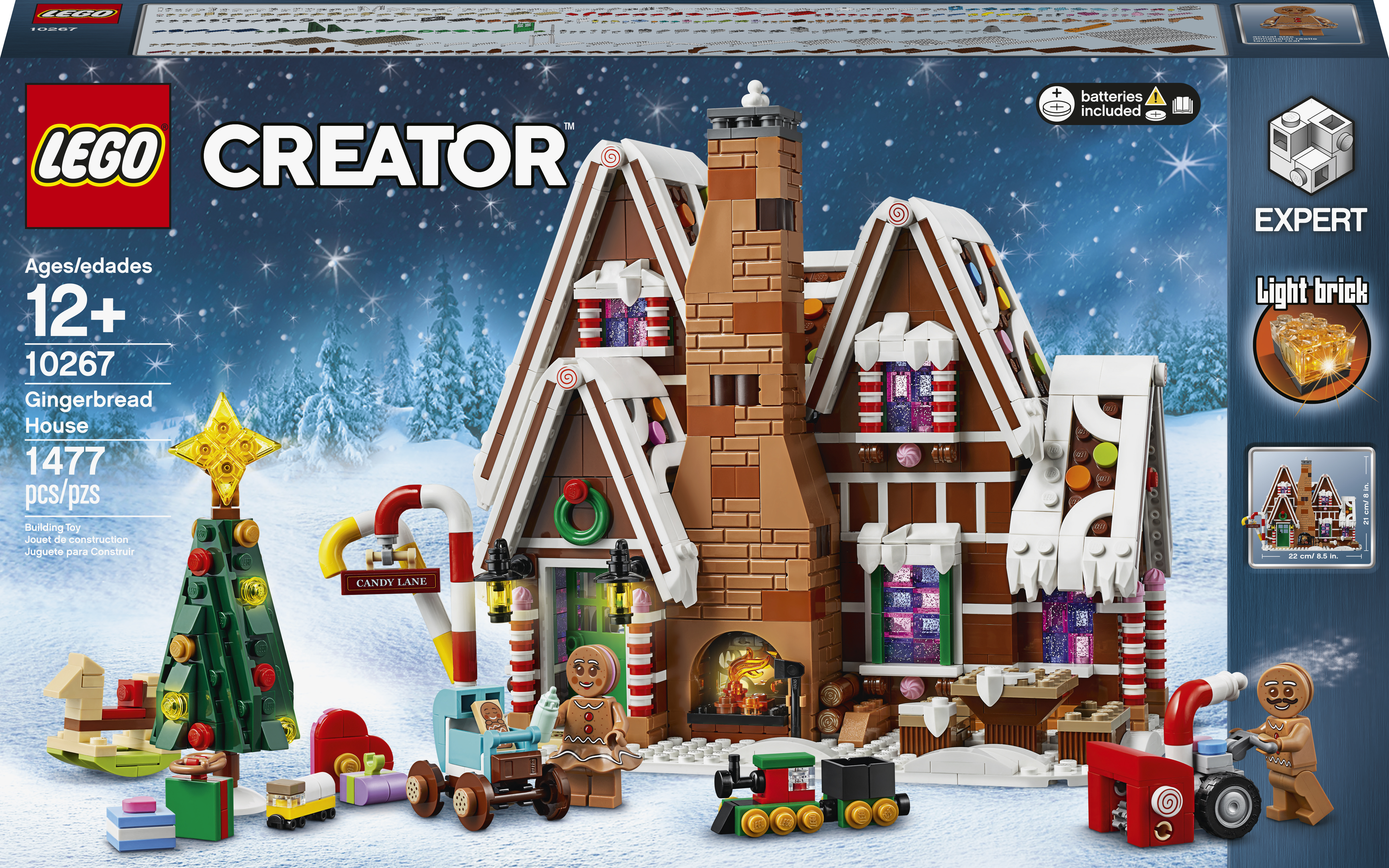 

Конструктор LEGO Creator Expert Пряничный домик 1477 деталей (10267)